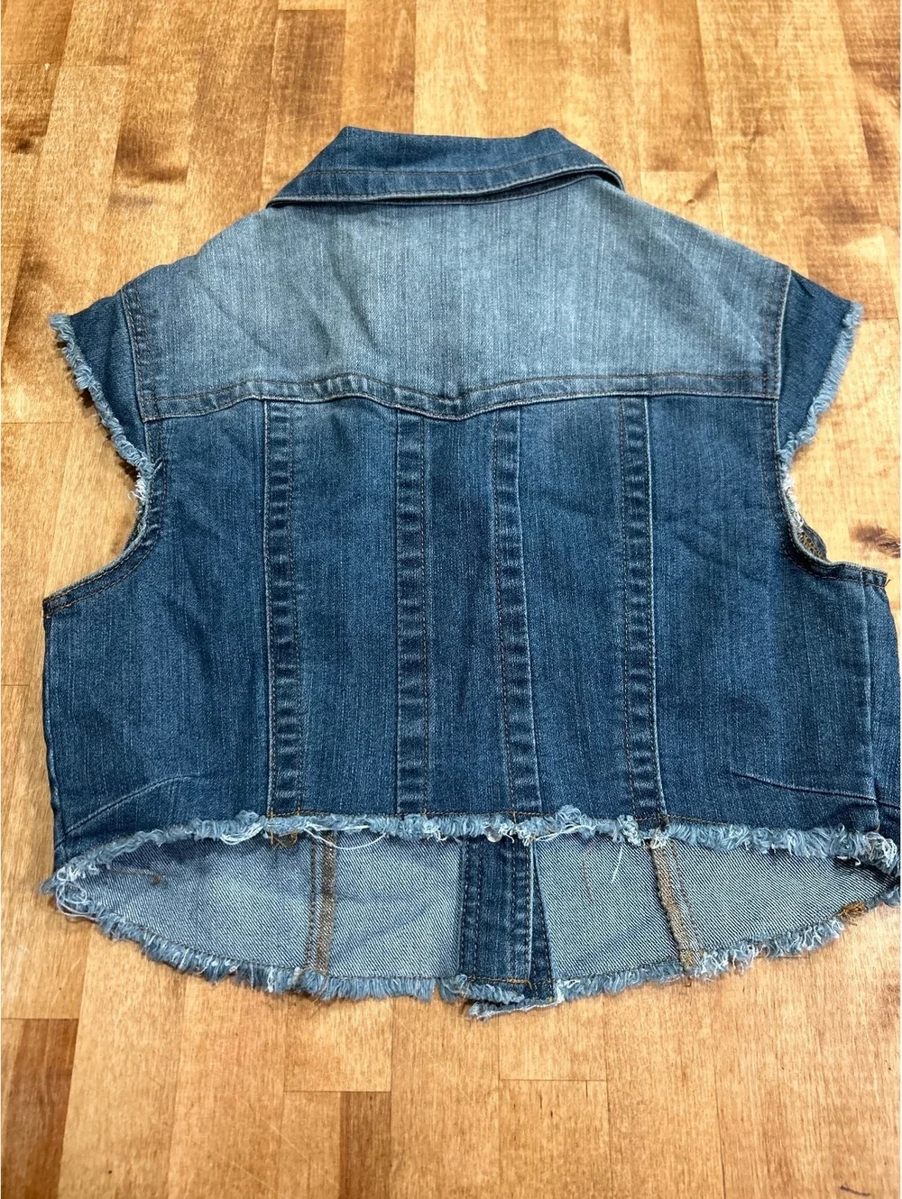 No Boundaries Girls' Denim Vest Size M (7-9)